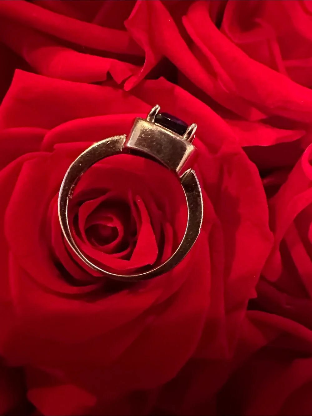 925 silver Created stone halo ring